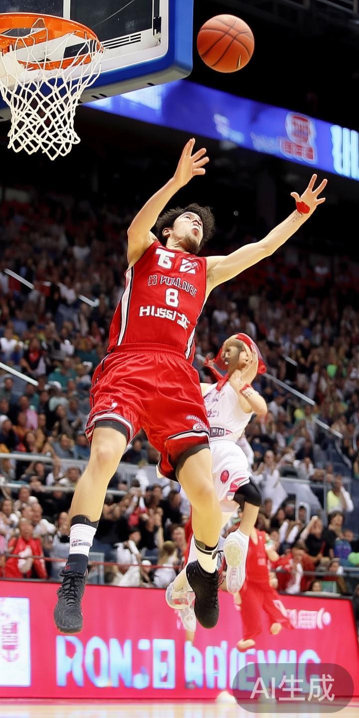 再比如，湖南队的一位本土球员在关键防守中成功封堵对